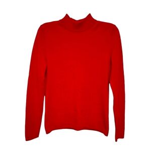 Prive 100% Cashmere Bold Cherry Red Size M